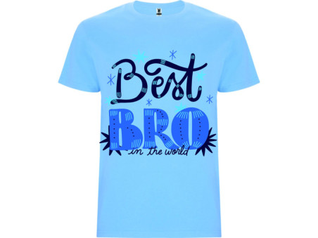 6681_10DS - T-shirts adulto 100% algodão azul CelesteO Seu Presente Personalizado