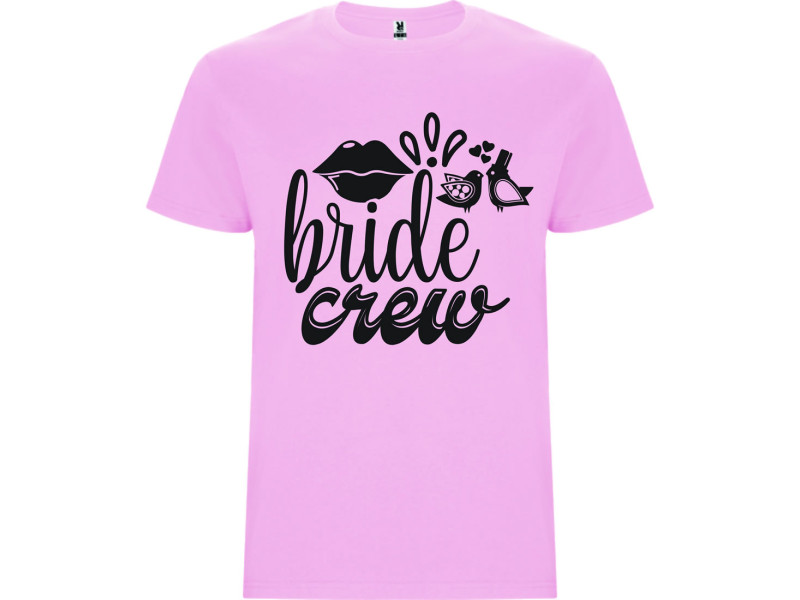 6681_48DS1 - T-shirts adulto 100% algodão rosa bebéO Seu Presente Personalizado