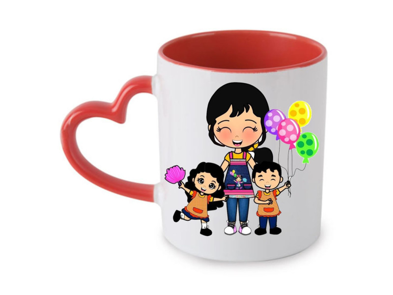 69300EE - Caneca asa coração 300mlO Seu Presente Personalizado