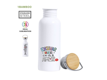 1258EE - Garrafa 750ml aluminioO Seu Presente Personalizado