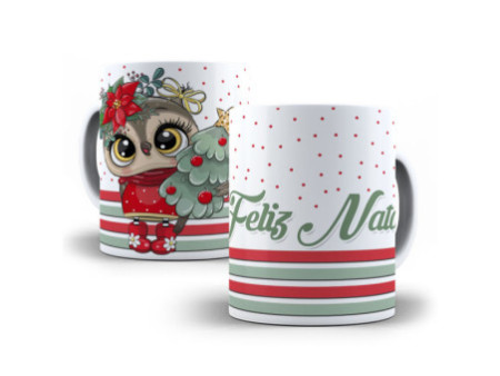 3893NT4- Caneca cerâmica 350ml O Seu Presente Personalizado