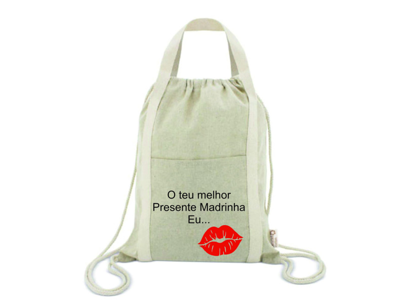 10317MP - Saco 35 x 42 x cmO Seu Presente Personalizado