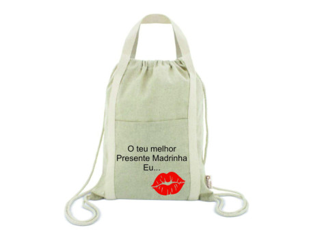 10317MP - Saco 35 x 42 x cmO Seu Presente Personalizado
