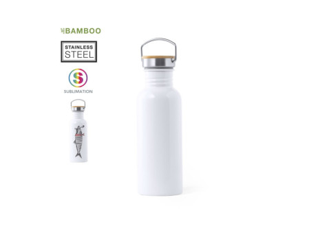 1258 - Garrafa 750ml aluminioO Seu Presente Personalizado