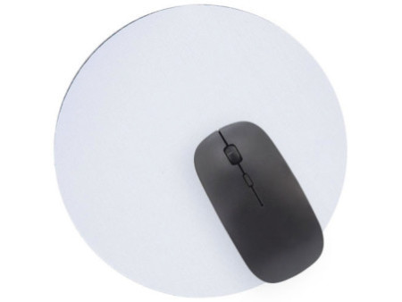 E-006 - Tapete de rato poliester/silicone redondoO Seu Presente Personalizado